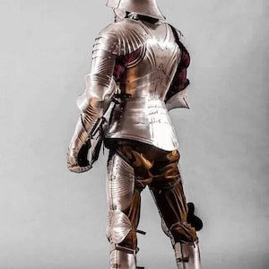 Medieval Gothic Knight Suit Of Armor Crusader Combat Wearable Full Body Armor-Best Gift