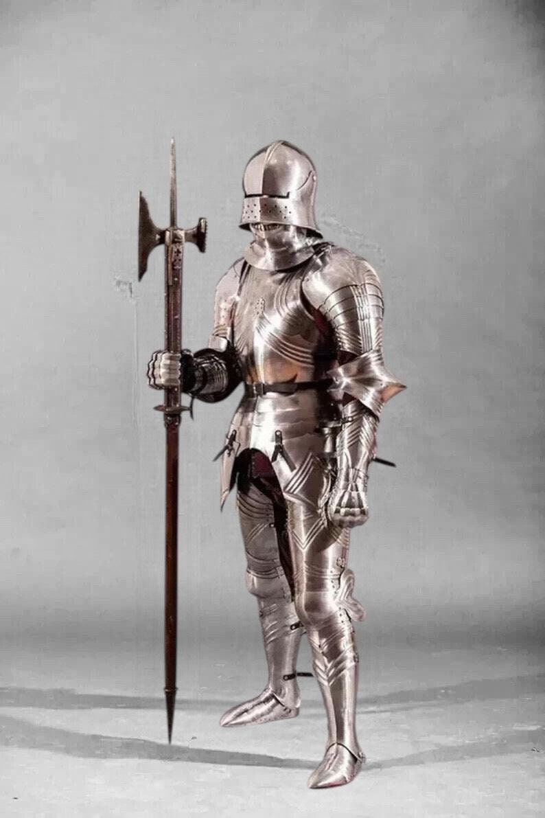 Medieval Gothic Knight Suit Of Armor Crusader Combat Wearable Full Body Armor-Best Gift