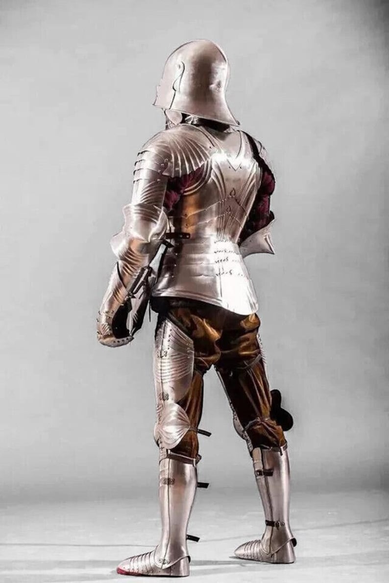 Medieval Gothic Knight Suit Of Armor Crusader Combat Wearable Full Body Armor-Best Gift