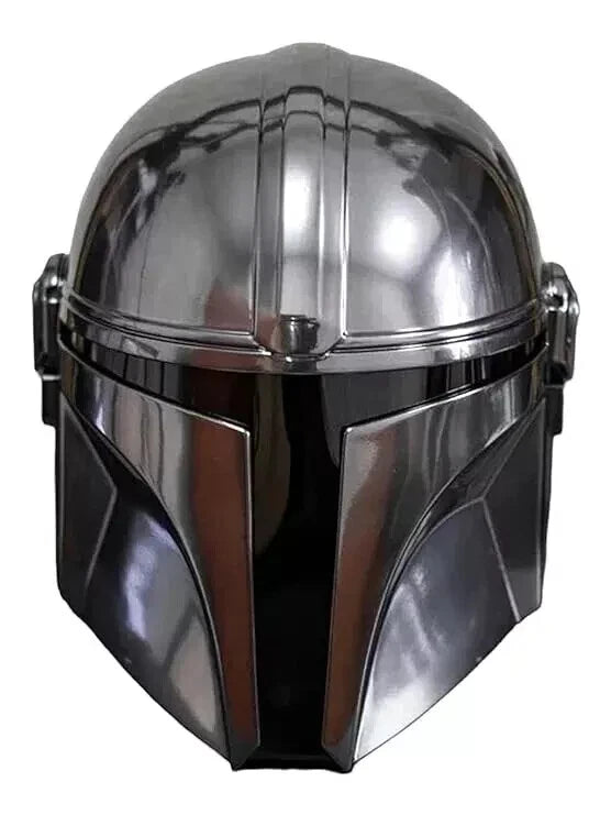 NEW THE MANDALORIAN COSPLAY PREMIUM STEEL HELMET REPLICA STAR WARS FOR GIFT