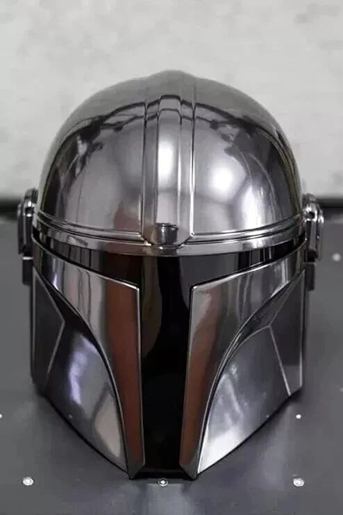 NEW THE MANDALORIAN COSPLAY PREMIUM STEEL HELMET REPLICA STAR WARS FOR GIFT